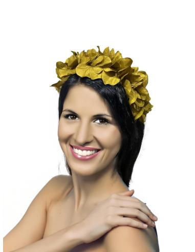 DIADEMAS BODA MOSTAZAS PETALOS DE FLORES | ACCESORIOS MUJER PELO