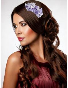 PEINETAS INVITADAS BODA LILAS CON FLORES SECAS | TOCADOS MUJER 2