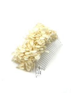 Imagen del producto PEINETAS BODA BEIGE ROTO CON FLORES SECAS | TOCADOS MUJER