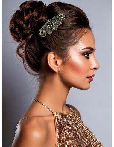 PEINETAS MUJER DORADAS ESTILO VINTAGE | ACCESORIOS BODA