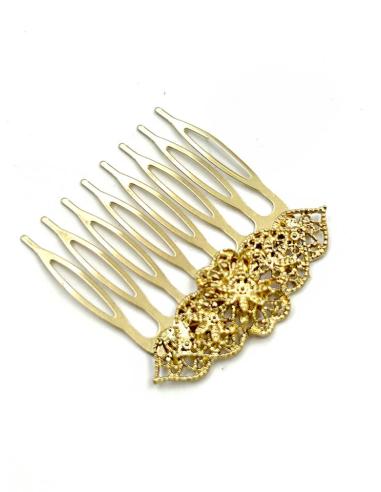 PEINETAS DORADAS PEQUEÑAS ESTILO VINTAGE BODAS | ACCESORIOS MUJER