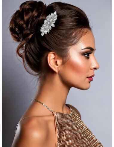 PEINETAS FIESTA PLATEADAS PEQUEÑAS PARA BODAS | ACCESORIOS PELO