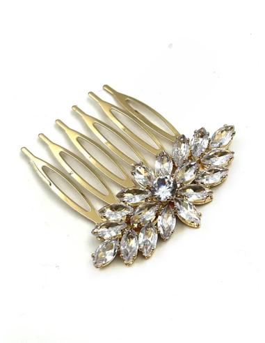 PEINETAS FIESTA DORADAS PEQUEÑAS PARA BODAS | ACCESORIOS PELO