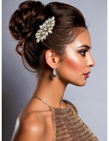 PEINETAS FIESTA DORADAS PEQUEÑAS PARA BODAS | ACCESORIOS PELO