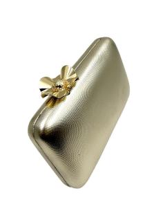 BOLSOS DE FIESTA DORADOS IDEAL CIERRE DE FLOR | BOLSOS INVITADA BODAS