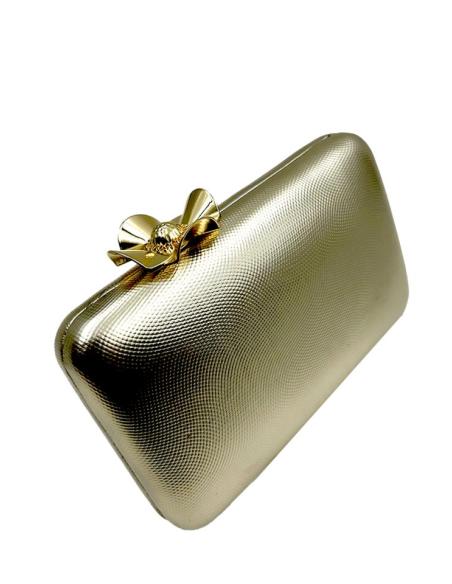 BOLSOS DE FIESTA DORADOS IDEAL CIERRE DE FLOR | BOLSOS INVITADA BODAS