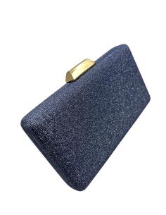 BOLSOS INVITADA AZULES MARINO CLUTCH BRILLO LAME | BOLSOS DE FIESTA
