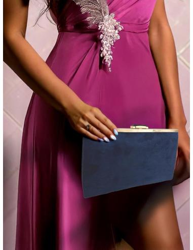 BOLSOS MUJER AZULES MARINO CARTERA VINTAGE BODA | BOLSOS DE FIESTA