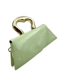 BOLSOS BODAS VERDES CLARO DE MANO EN CHAROL | BOLSOS FIESTA