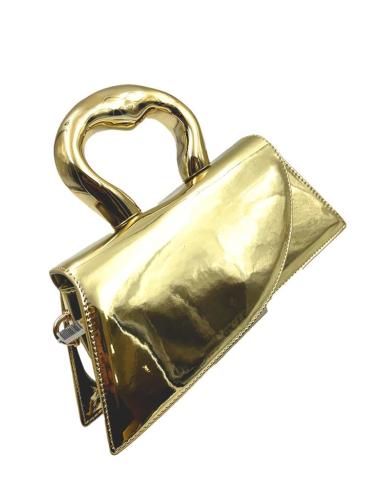BOLSOS BODAS DORADOS DE MANO EN CHAROL | BOLSOS FIESTA