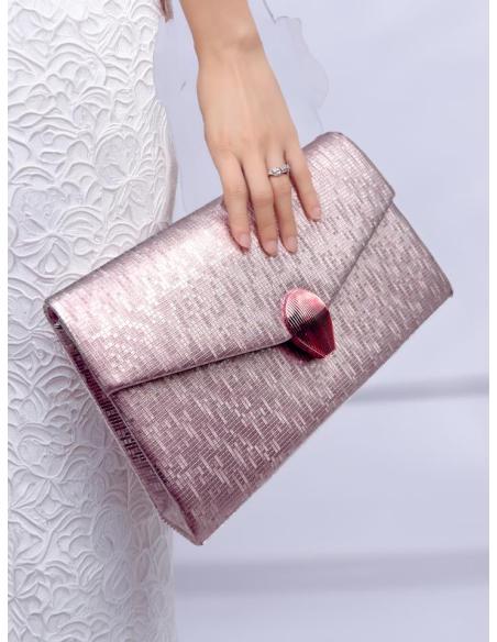 BOLSOS ORO ROSA CARTERA ELEGANTE PARA BODAS | BOLSOS DE FIESTA