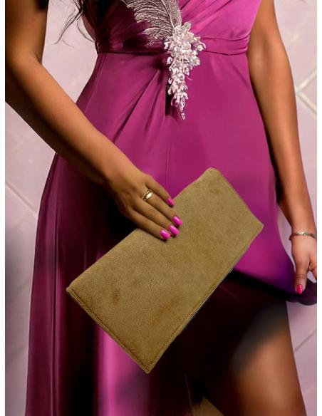 BOLSOS MUJER MARRONES CAMEL CARTERAS PARA BODAS | BOLSOS DE FIESTA