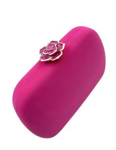 BOLSOS BUGAMBILIAS CLUTCH TEXTIL MATE CIERRE FLOR | BOLSOS DE FIESTA 2