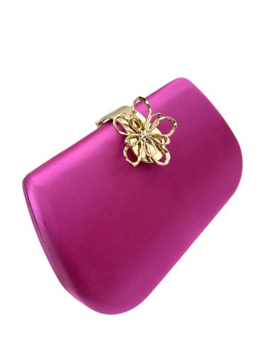 BOLSOS FIESTA BUGAMBILIAS SEDOSOS CON CIERRE FLOR | BOLSOS INVITADA MADRINA BODAS