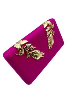 BOLSOS BODA BUGAMBILIAS DECORACION CHIC DE HOJAS | CLUTCH FIESTA
