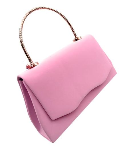 BOLSOS FIESTA Y BODA ROSAS SEDOSOS CON ASA DE MANO | BOLSOS INVITADA MADRINA