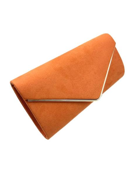 BOLSOS NARANJAS DE MUJER CARTERA ANTELINA DE BODA | BOLSOS FIESTA Y BAUTIZO