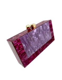 BOLSOS BODA ESTILO CAREY MORADO Y BUGAMBILIA | BOLSOS DE FIESTA