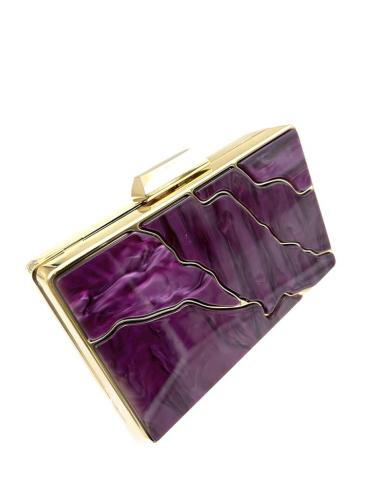 BOLSOS INVITADA BODAS ESTILO CAREY NACAR MORADOS | BOLSOS DE FIESTA