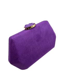 BOLSOS MORADOS BODA GEOMETRICOS ANTELINA Y DRUSA | BOLSOS DE FIESTA