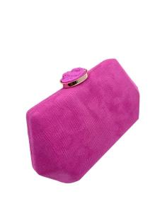 BOLSOS FUCSIAS GEOMETRICOS EN ANTELINA Y DRUSA | BOLSOS DE FIESTA