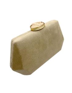 BOLSOS BEIGE DE BODA GEOMETRICOS ANTELINA Y DRUSA | BOLSOS DE FIESTA