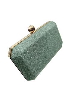 BOLSOS INVITADA VERDES CLUTCH BRILLO LAME | BOLSOS DE FIESTA