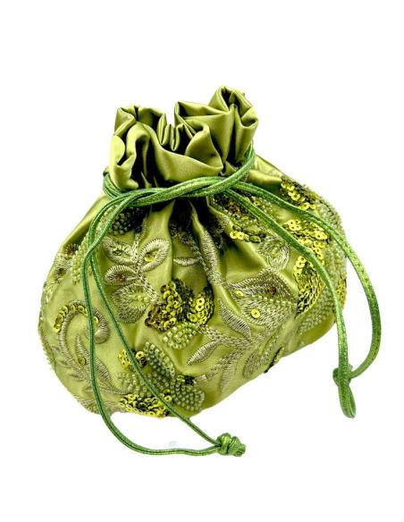 BOLSOS VERDES PISTACHO LIMOSNERAS DE FIESTA | BOLSOS INVITADA BODAS