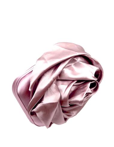 BOLSOS ROSAS CLUTCH BODA CON FLOR SEDOSA | BOLSOS DE FIESTA