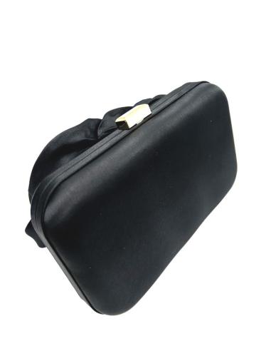 BOLSOS NEGROS CLUTCH BODA CON FLOR SEDOSA | BOLSOS DE FIESTA