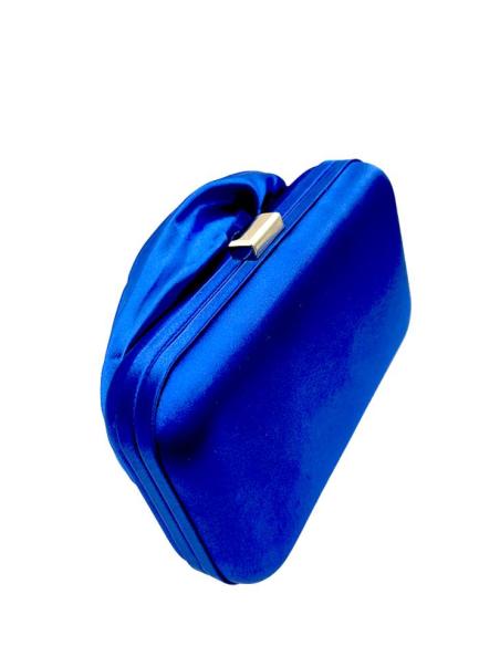 BOLSOS AZULONES CLUTCH BODA CON FLOR SEDOSA | BOLSOS DE FIESTA