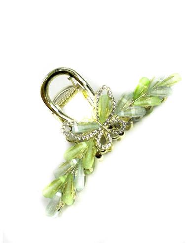 PINZAS AMARILLAS DE PELO PARA MUJER CON MARIPOSAS | ACCESORIOS CABELLO