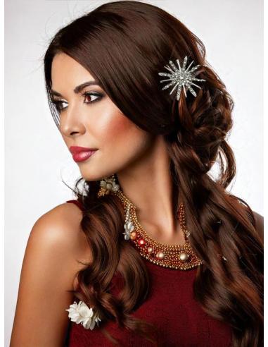 HORQUILLAS BODA PLATEADAS PARA MUJER DE ESTRELLA | ACCESORIOS PELO