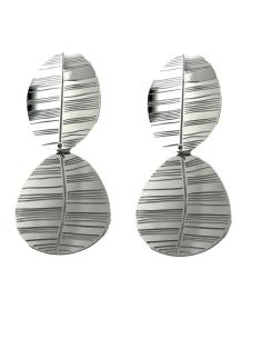 PENDIENTES LARGOS PLATEADOS PARA BODAS | MUJER JOYAS MADRID