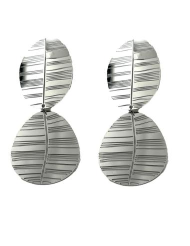 PENDIENTES LARGOS PLATEADOS PARA BODAS | MUJER JOYAS MADRID