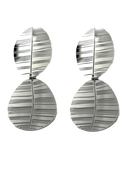 PENDIENTES LARGOS PLATEADOS PARA BODAS | MUJER JOYAS MADRID