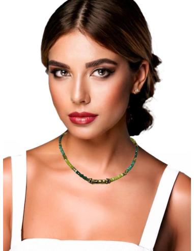 COLLARES VERDES MUJER DE PIEDRAS SEMIPRECIOSAS | JOYAS DE MODA