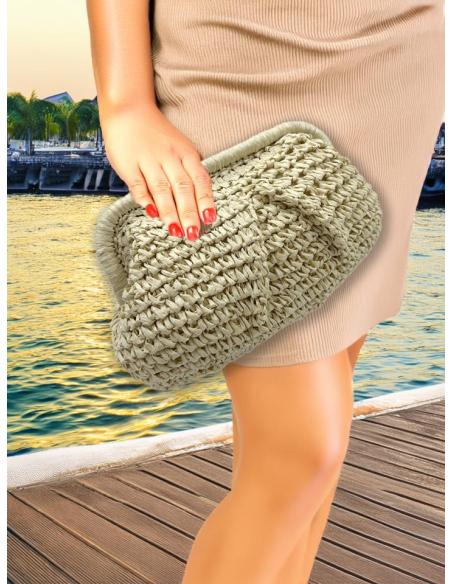 BOLSOS BEIGE ESTILO RAFIA IDEAL BODAS DE VERANO | BOLSOS BODA
