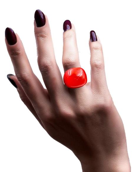 ANILLOS MUJER ROJOS GRANDES EN COLORES DE MODA | ANILLOS MADRID ONLINE