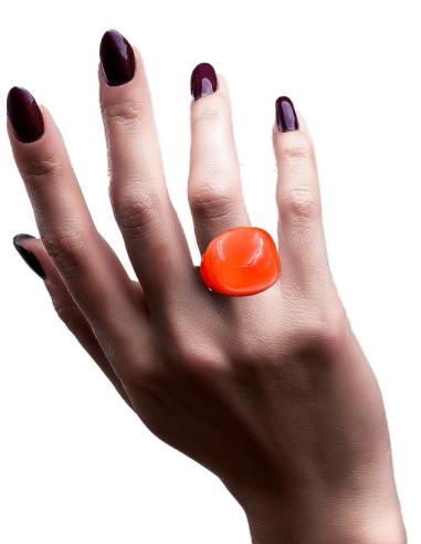 ANILLOS MUJER CORALES GRANDES EN COLORES DE MODA | ANILLOS MADRID ONLINE