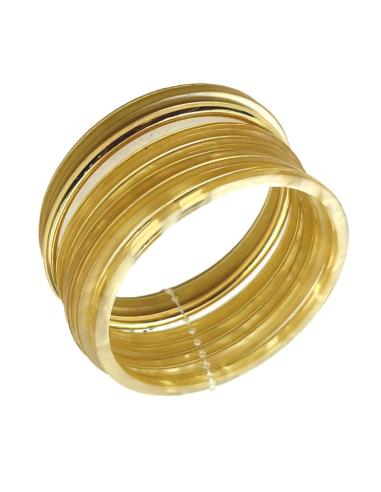 PULSERAS MUJER DORADAS Y CAMEL DISEÑO SEMANARIO | ACCESORIOS MODA