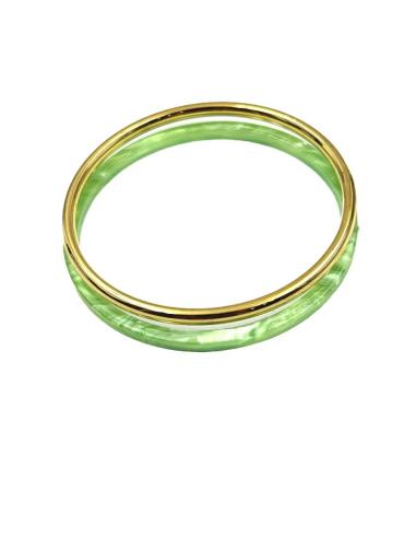 PULSERAS MUJER DORADAS Y VERDES AGUA | JOYAS MUJER ACERO