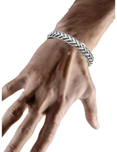 PULSERAS HOMBRE DE ACERO DISEÑO ELEGANTE | COMPLEMENTOS HOMBRE