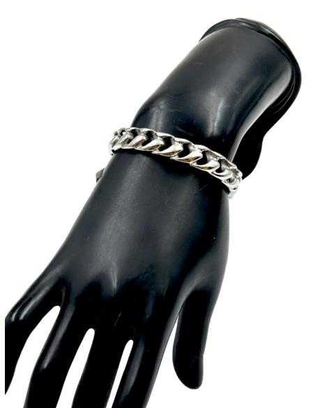 PULSERAS HOMBRE DE ACERO ESLABON RIGIDO | COMPLEMENTOS HOMBRE