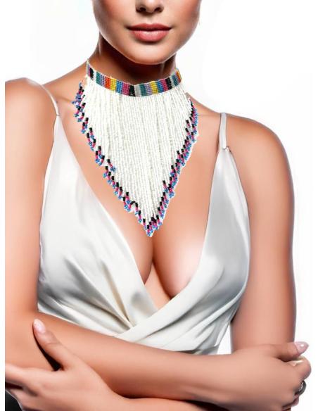 COLLARES BLANCOS CHOKER PARA PRIMAVERA VERANO | ACCESORIOS BOHO