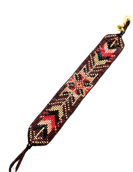 PULSERAS MARRONES ROJAS Y NARANJAS PARA DIARIO | ACCESORIOS MUJER