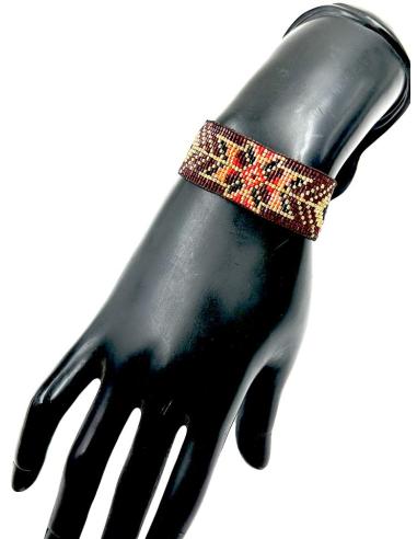PULSERAS MARRONES ROJAS Y NARANJAS PARA DIARIO | ACCESORIOS MUJER