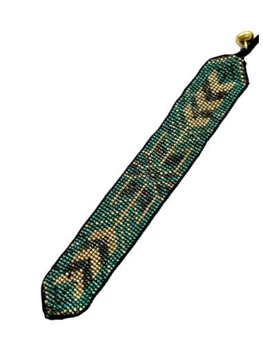 PULSERAS VERDES ANCHAS PARA MUJER MODA BOHO CHIC | ACCESORIOS ONLINE