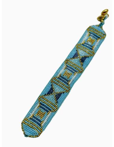 PULSERAS PARA VERANO AZULES ANCHAS DE DIA Y NOCHE | ACCESORIOS MUJER