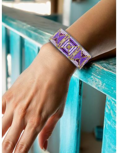 PULSERAS MORADAS ANCHAS PARA LLEVAR TODOS LOS DIAS | ACCESORIOS MODA